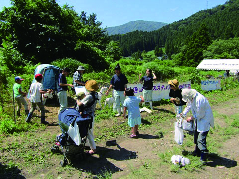 写真：富山県立中央農業高等学校の活動