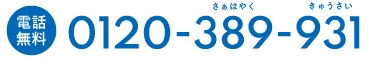 電話無料0120-389-931