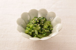 大根菜の塩もみ完成写真