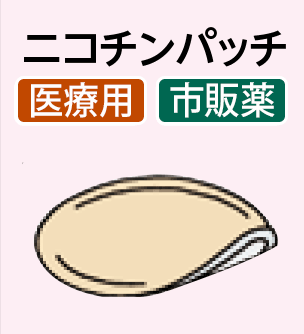 ニコチンパッチ「医療用」「市販薬」