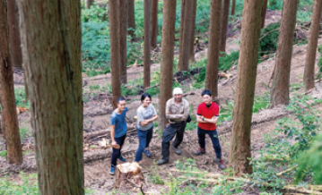 中山間地域のこれからを担う若者たちの写真