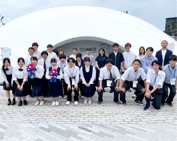 ジュニアSDGsキャンプ参加者の学生の皆さん