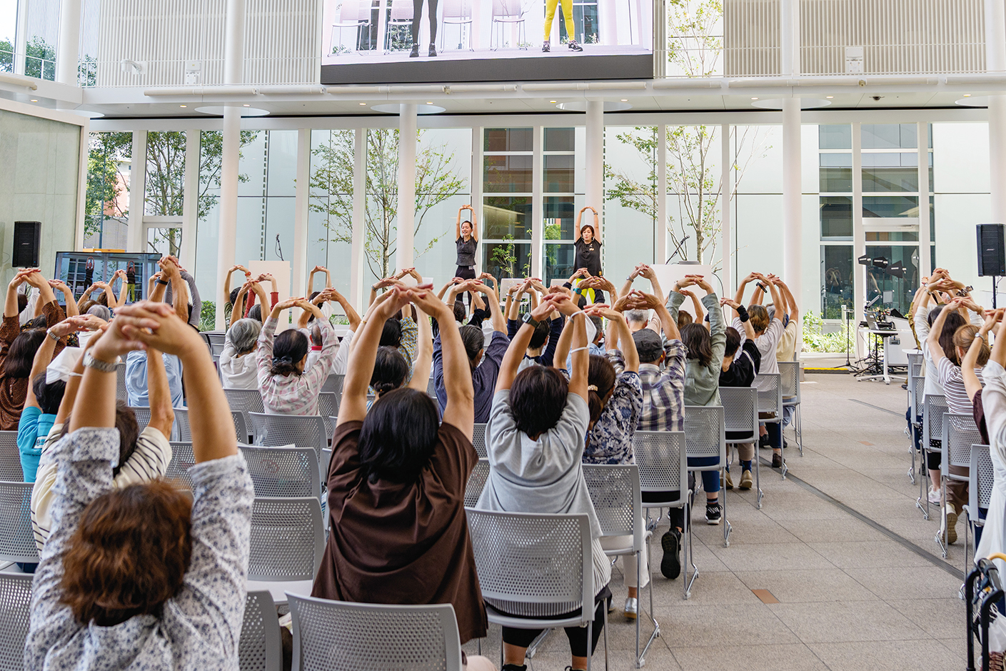 呼吸筋ストレッチ体操