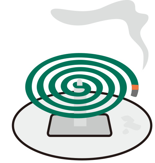 蚊取り線香のイラスト