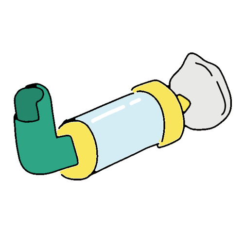 イラスト　吸入薬
