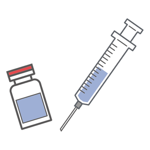 イラスト　注射器