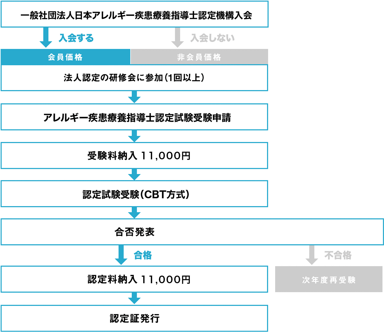 受験までのイメージ